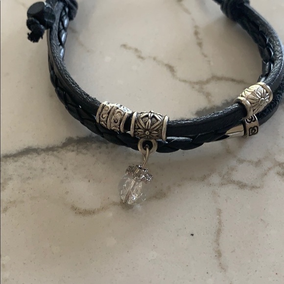 Ladies black and silver adjustable bracket - Picture 2 of 4